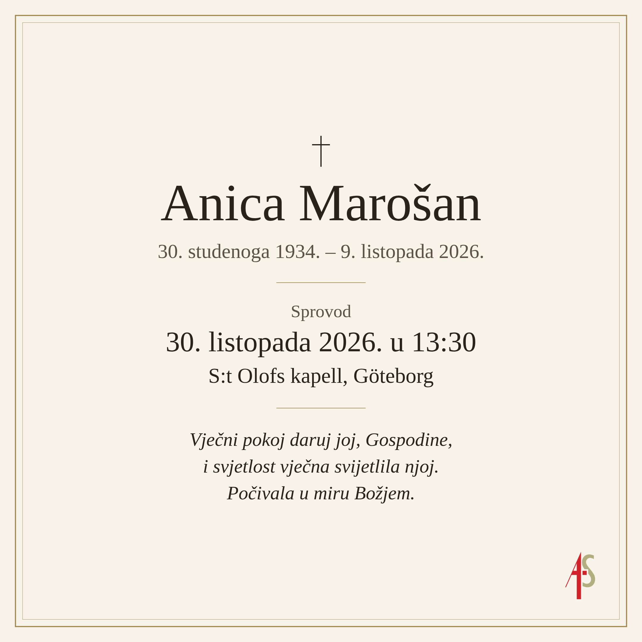 Sprovod + Anica Marošan