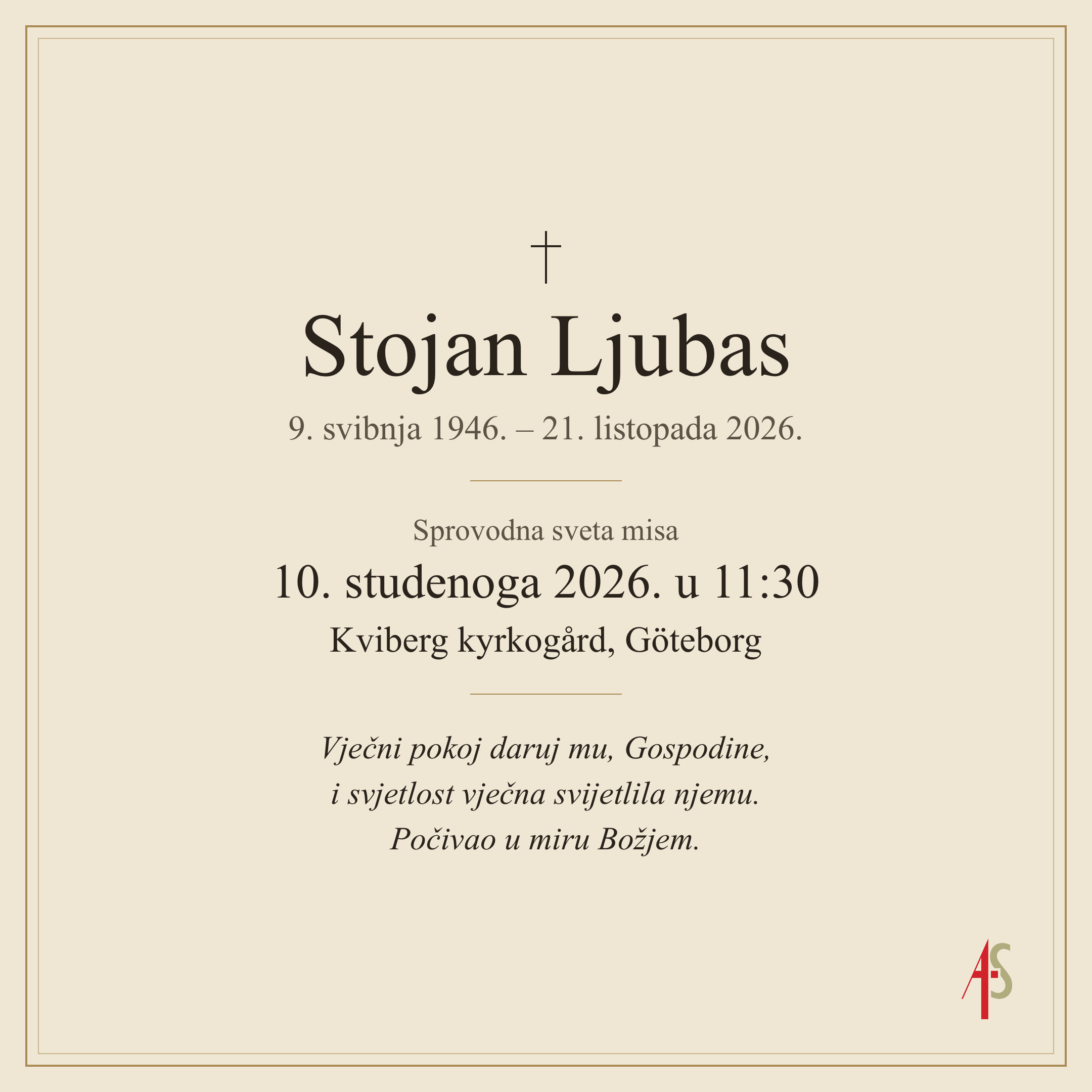 Sprovod + Stojan Ljubas
